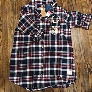 Harry Potter Checked Night Shirt, L (US 10-12)